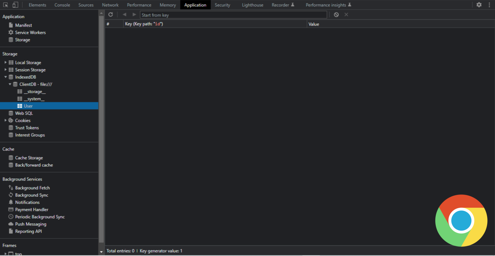Google Chrome dev tools